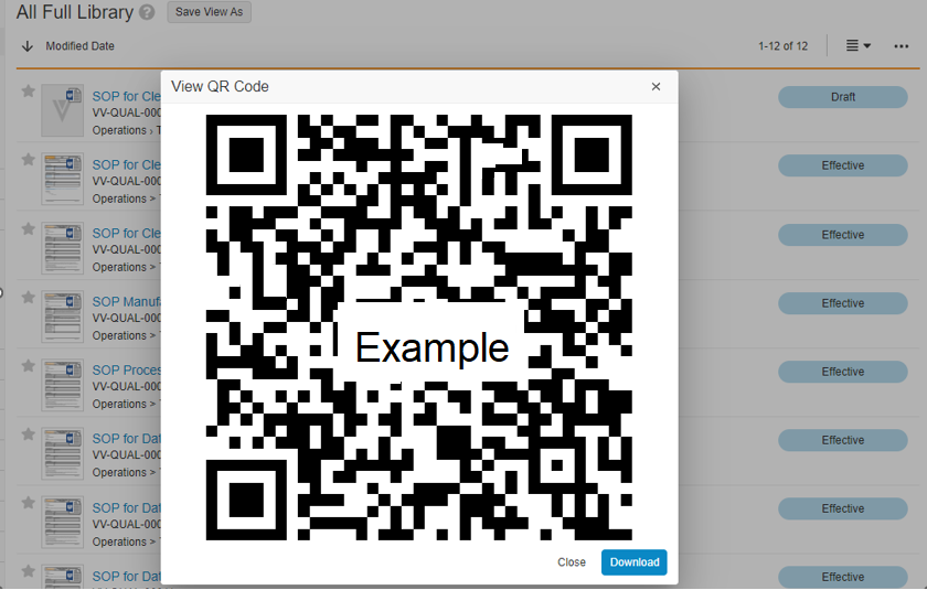QR Code Generator for Documents & Station Manager 2