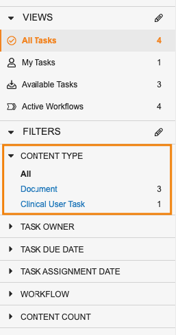 Task Filtering Enhancements
